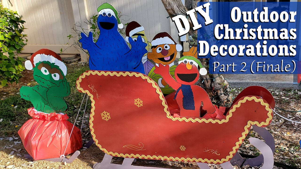 DIY Outdoor Christmas Decorations Part 2 (Finale)