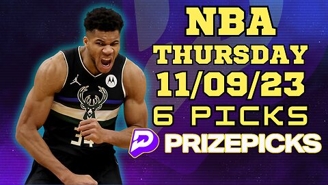 #PRIZEPICKS | BEST PICKS FOR #NBA THURSDAY | 11/09/2023 | TODAY | #BESTBETS | #BASKETBALL