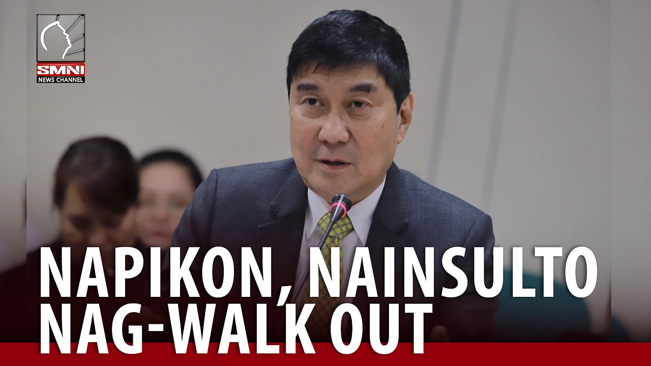 Sen. Tulfo napikon at nainsulto sa mga pulis na ‘bonnet gang’, nag-walk out