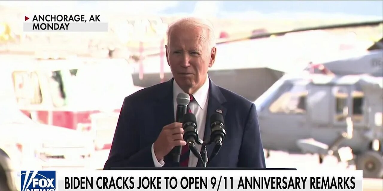 Biden cracks 'odd' joke, makes misleading claim in 9/11 remarks