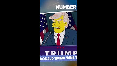 The Simpsons: Eerie Predictions of Trump's Presidency #shorts