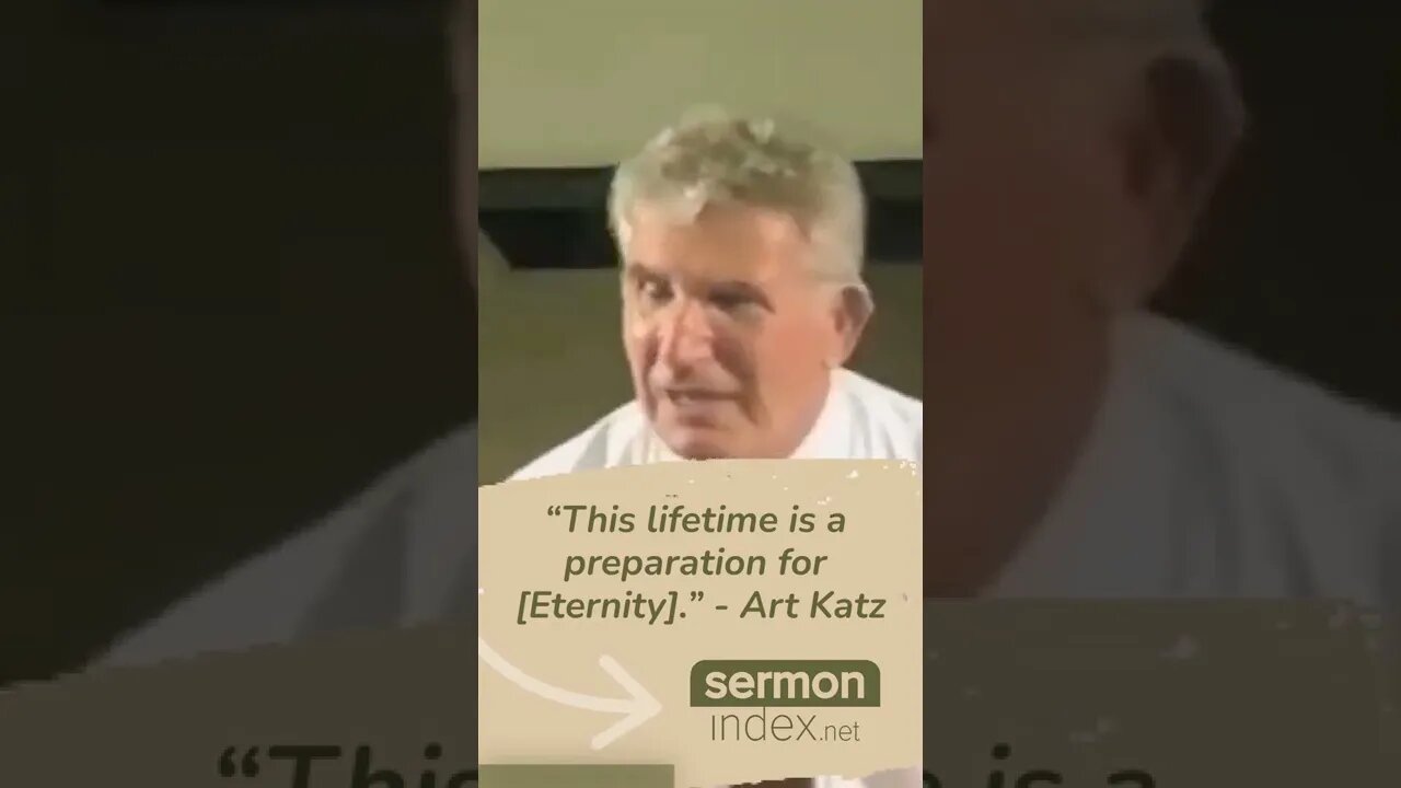 This Life Is a Preparation for Eternity - Art Katz #shorts