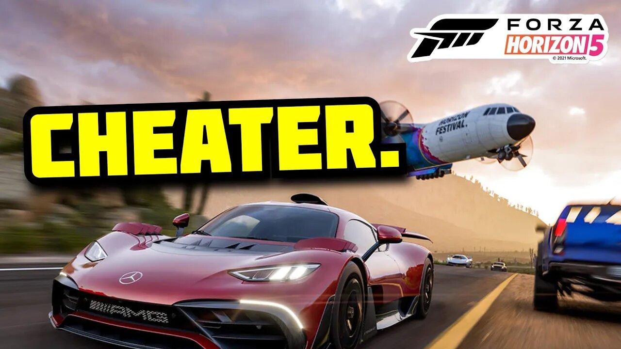 I AM A CHEATER in FORZA HORIZON 5. | 8-Bit Eric | 8-Bit Eric