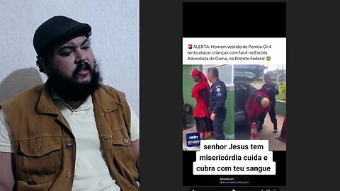 Homem fantasiado de pomba gira entra na escola, final surpreendente - UFO OVNIs