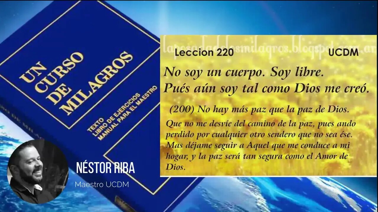 Lección 220 de Un Curso de Milagros