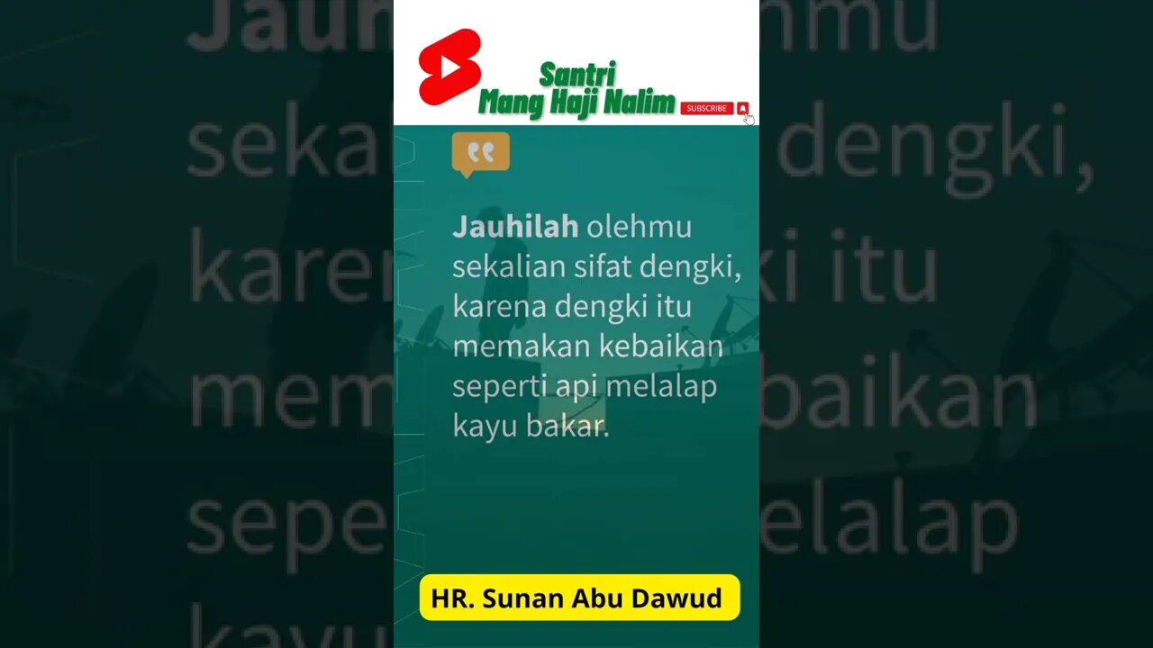 Bahaya Dengki #shorts #statusvideo #statuswhatsapp