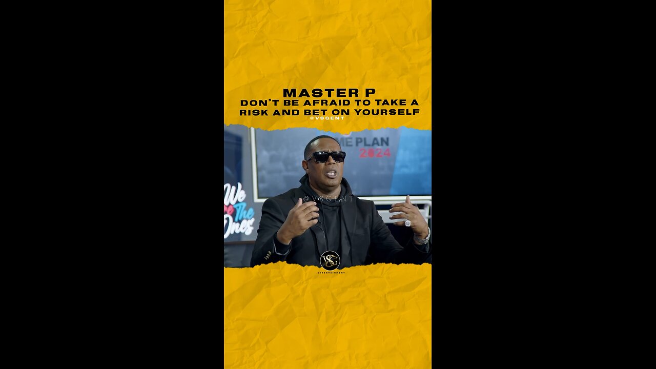 @masterp Don’t be afraid to take a risk and bet on yourself