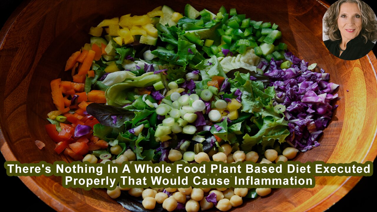 There's Nothing In A Whole Food Plant Based Diet Executed Properly That Would Cause Inflammation