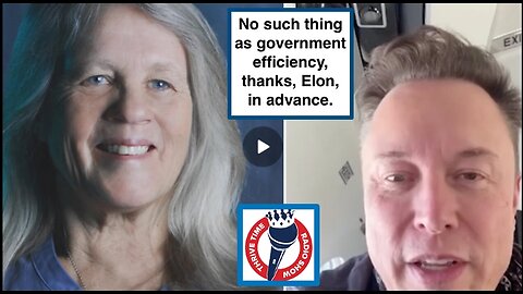 No such thing as government efficiency, thanks, Elon, in advance.