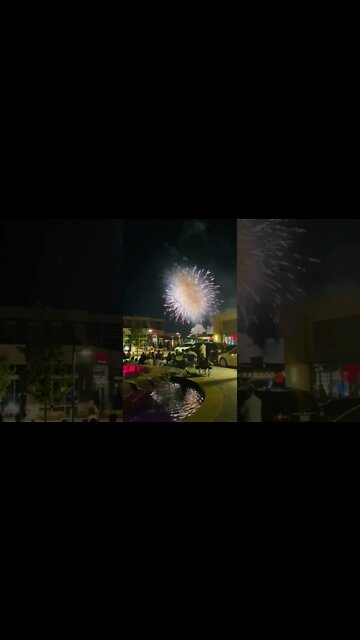🇺🇸庆祝独立日的焰火和人群🎉