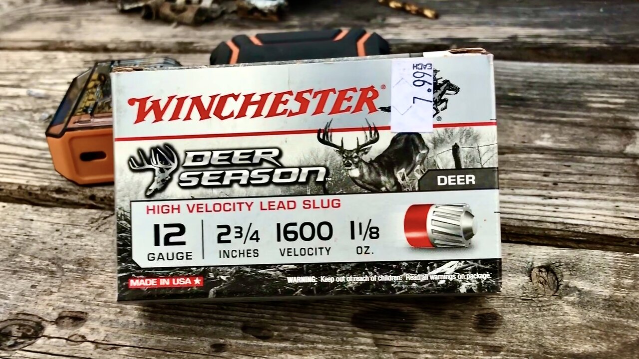 Winchester Dear Season 1 1/8 Ounce 12 Gauge Slug - Breakdown