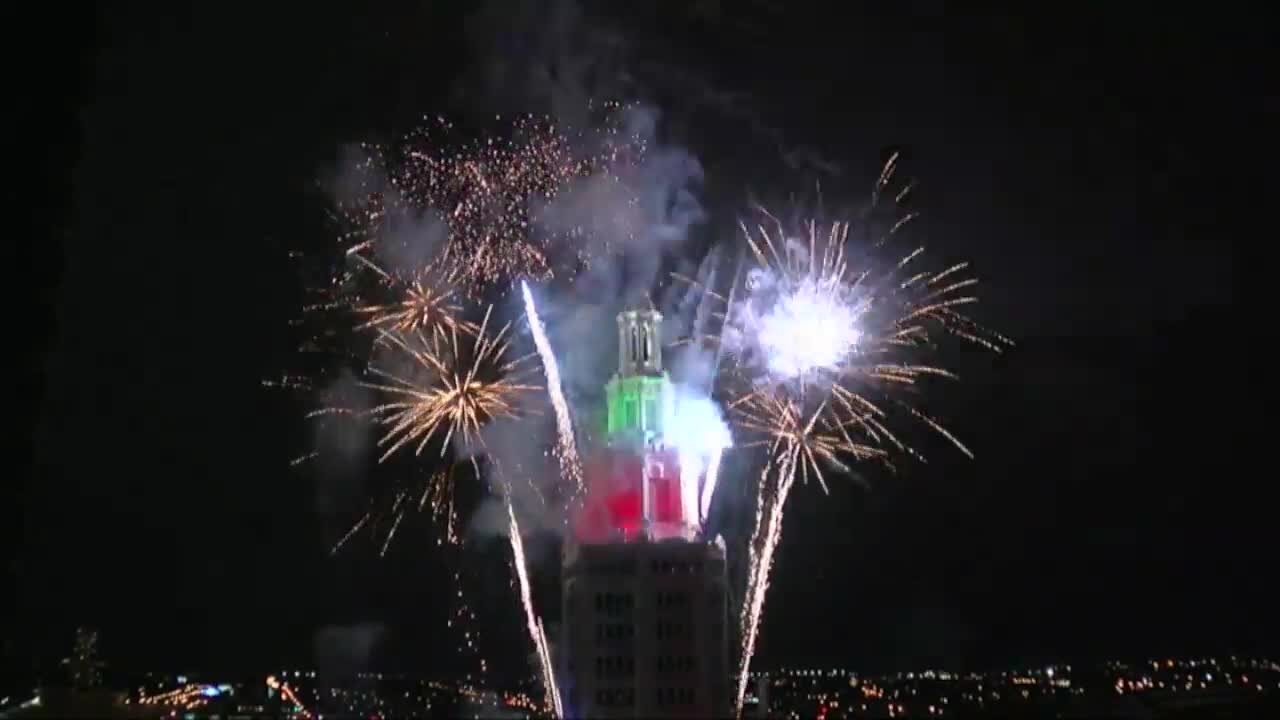 Ball drop from Electric Tower