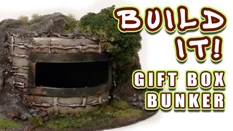 40k Terrain: Camouflaged Bunker | Simple Realistic Scenery