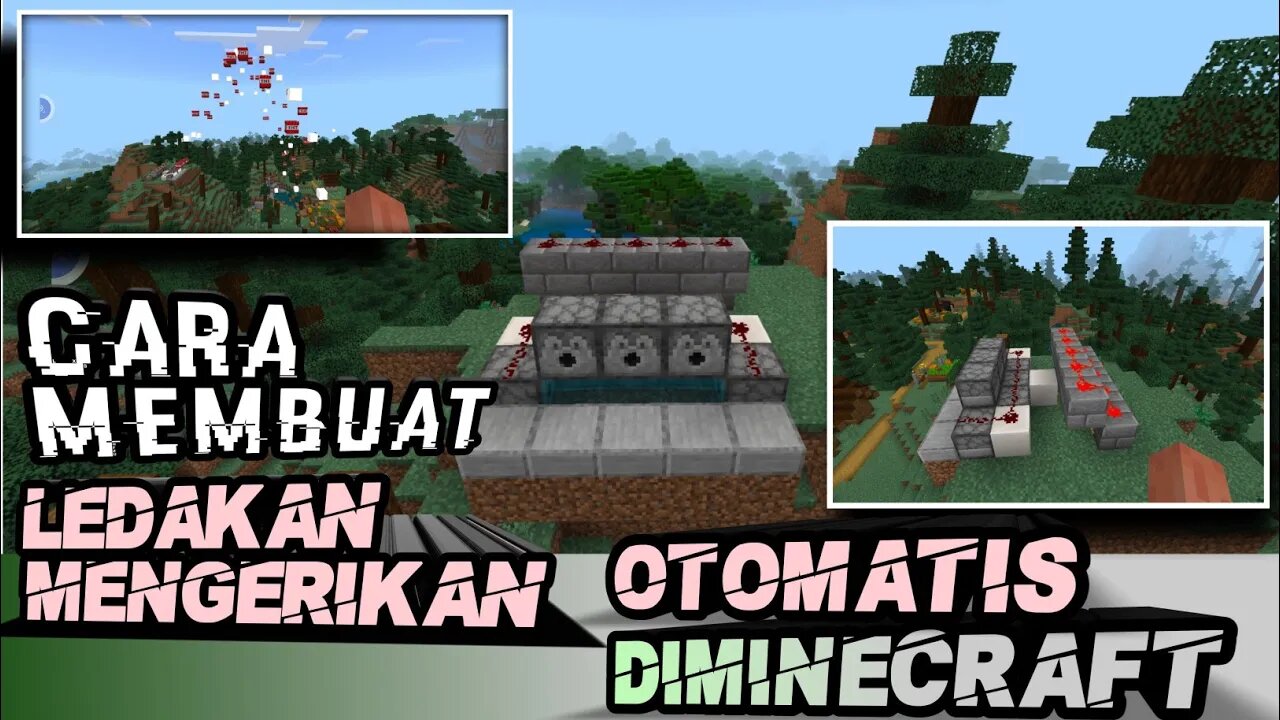 Cara Membuat Ledakan Mengerikan Otomatis Minecraft