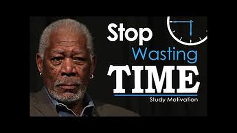 Stop wasting time only consume it | Motivational video for success.