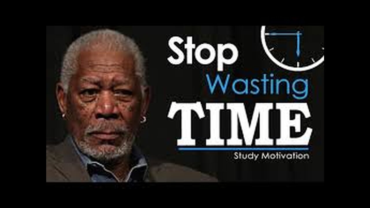 Stop wasting time only consume it | Motivational video for success.