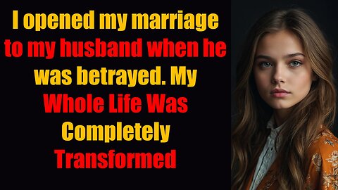 I opened my marriage to my husband when he was betrayed. My Whole Life Was Completely Transformed