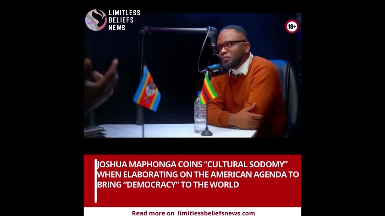 JOSHUA MAPHONGA COINS THE TERM “CULTURAL SODOMY”