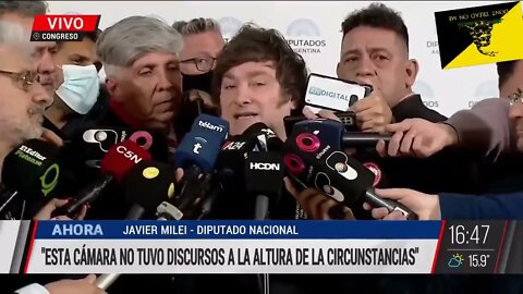 Javier Milei 'Los discursos fueron una falta de respeto' I A24