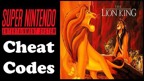 Disney's "The Lion King" SNES cheats