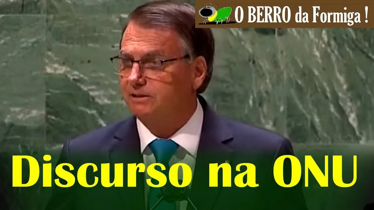 Bolsonaro faz duro discurso na abertura da 76ª Sessão da Assembleia Geral da ONU