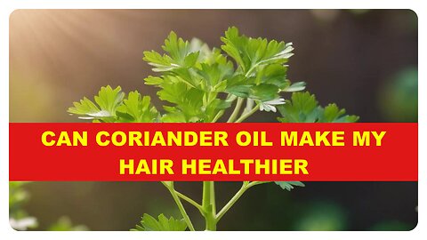 Experience Fuller, Shinier Hair: The Science Behind Coriander Oil's Benefits