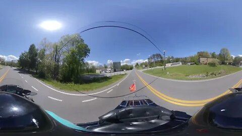 360 degree ride along part of Roanoke country side