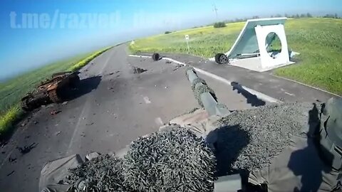 Combat Footage Of Russian Tankers On The Frontline In The Kharkov Region