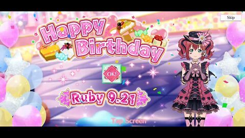 Niver da Ruby em LL!SIFAS ._.