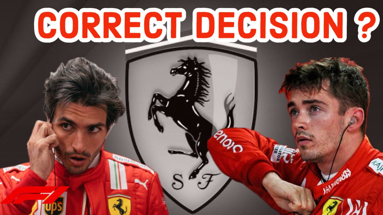 Did Ferrari make the right decision ? Leclerc VS Sainz !