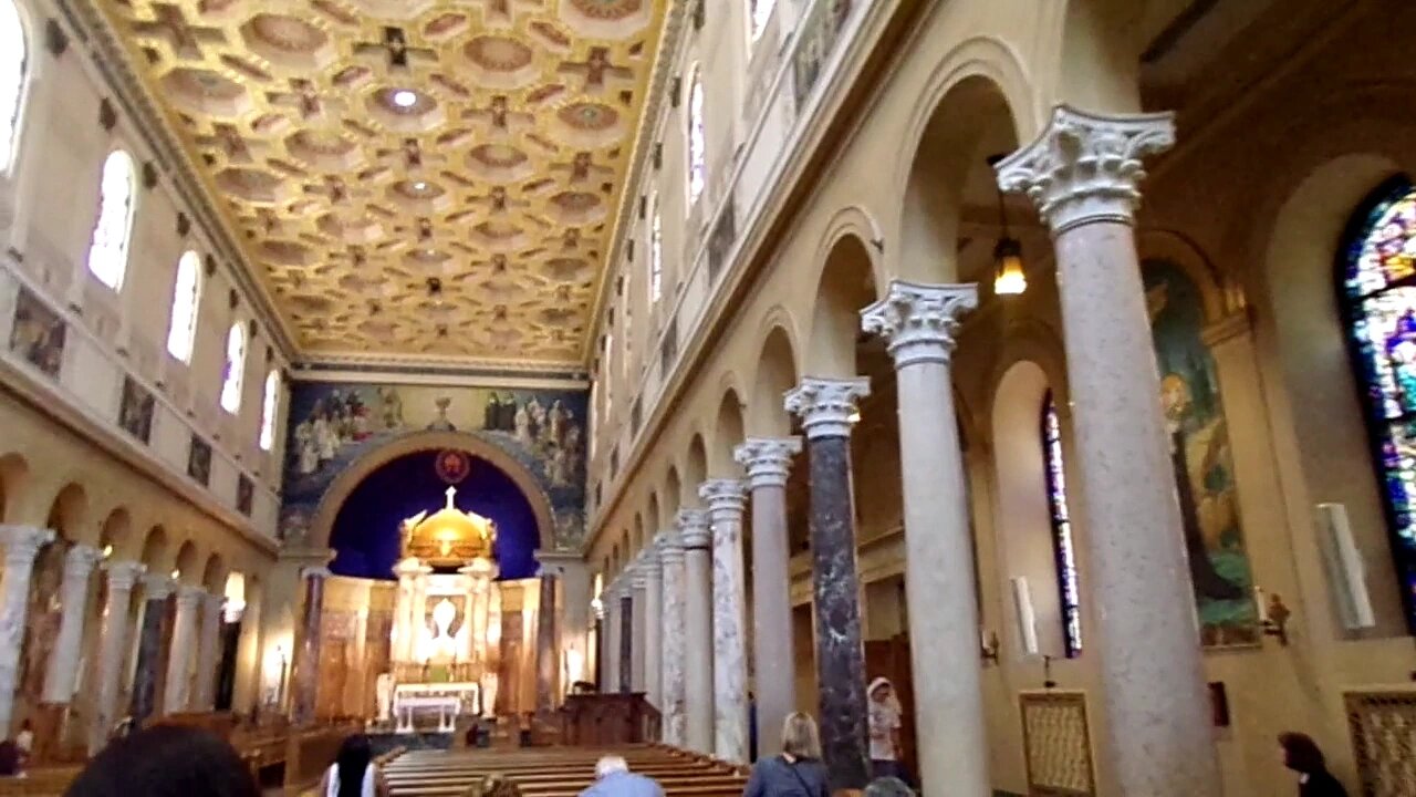 Pan of the Main Church at the MaryTown Shrine Liberty Ill