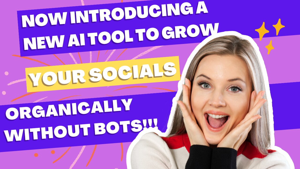 AI-Powered Tool for Growing Social Media Accounts Organically