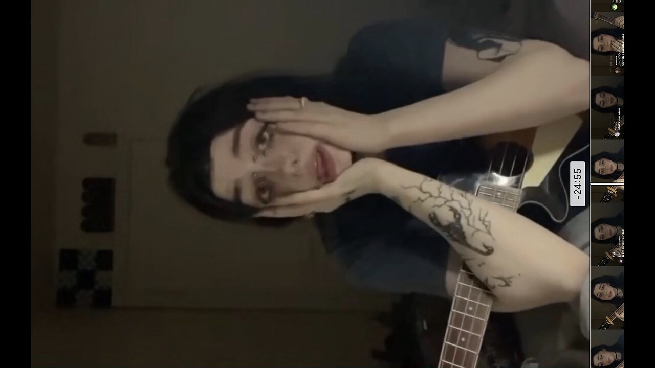 mar 12.2022. @a.rio.xx plays guitar.