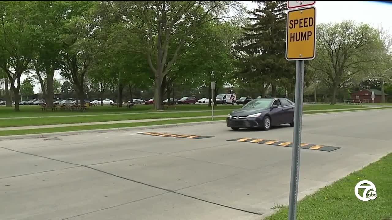 Dearborn testing speed humps to crack down on reckless driving