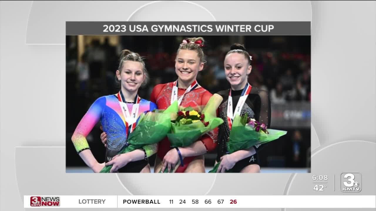 Omaha native wins 2023 USA Gymnastics Winter Cup