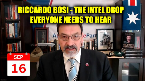 Riccardo Bosi - The Intel Drop Everyone Needs To Hear And Has Been Hoping For - September 17..