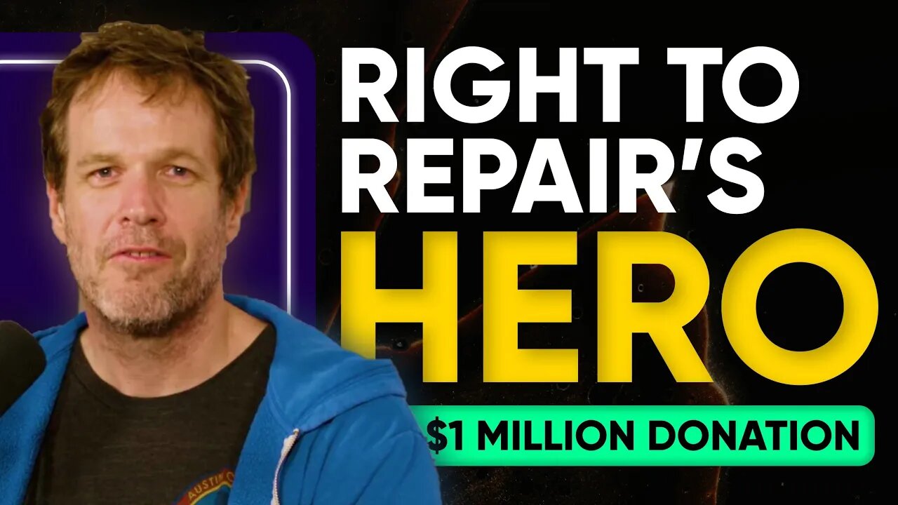 Introducing a legend: Right to Repair's LARGEST DONOR!