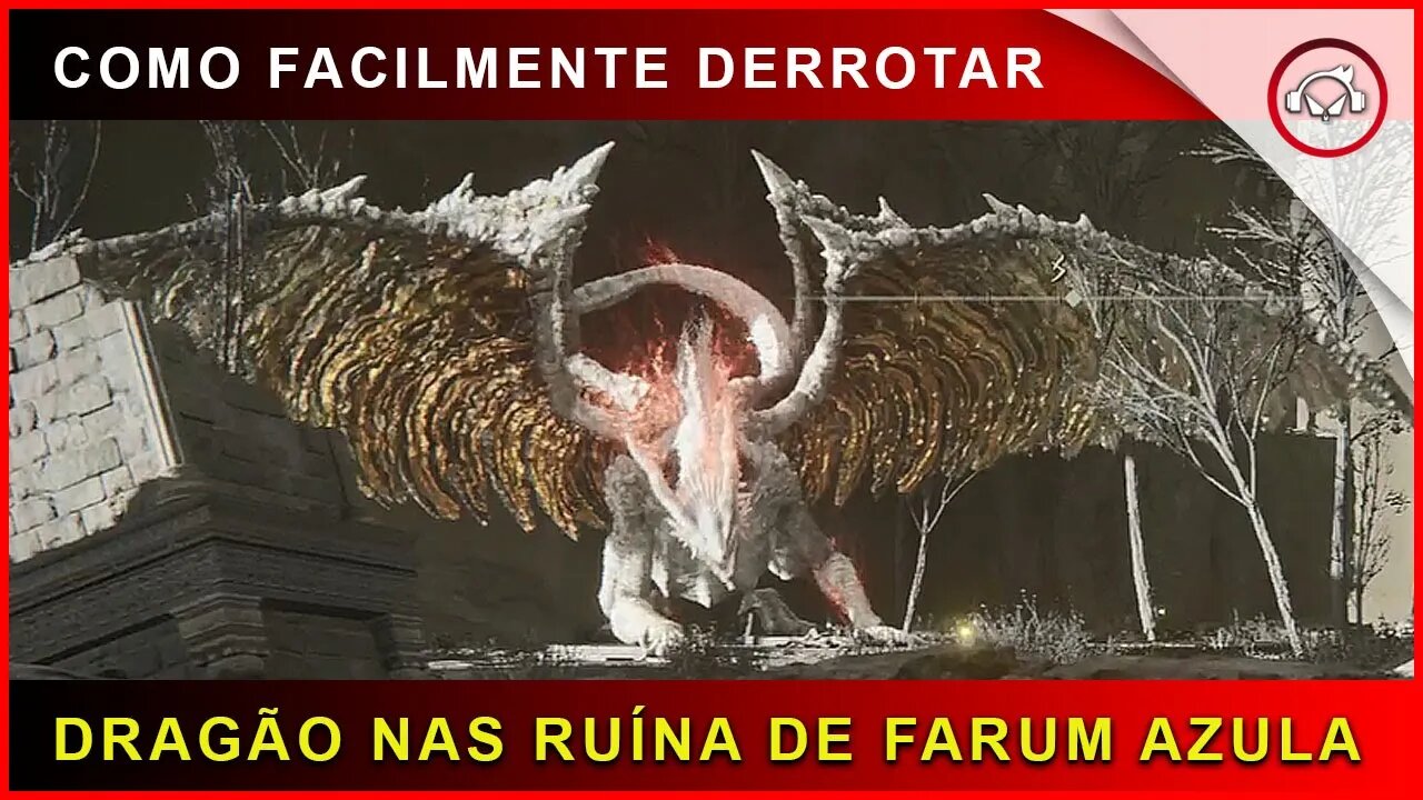 Elden Ring, Como facilmente derrotar o Dragão nas Ruínas de Farum Azula | super dica