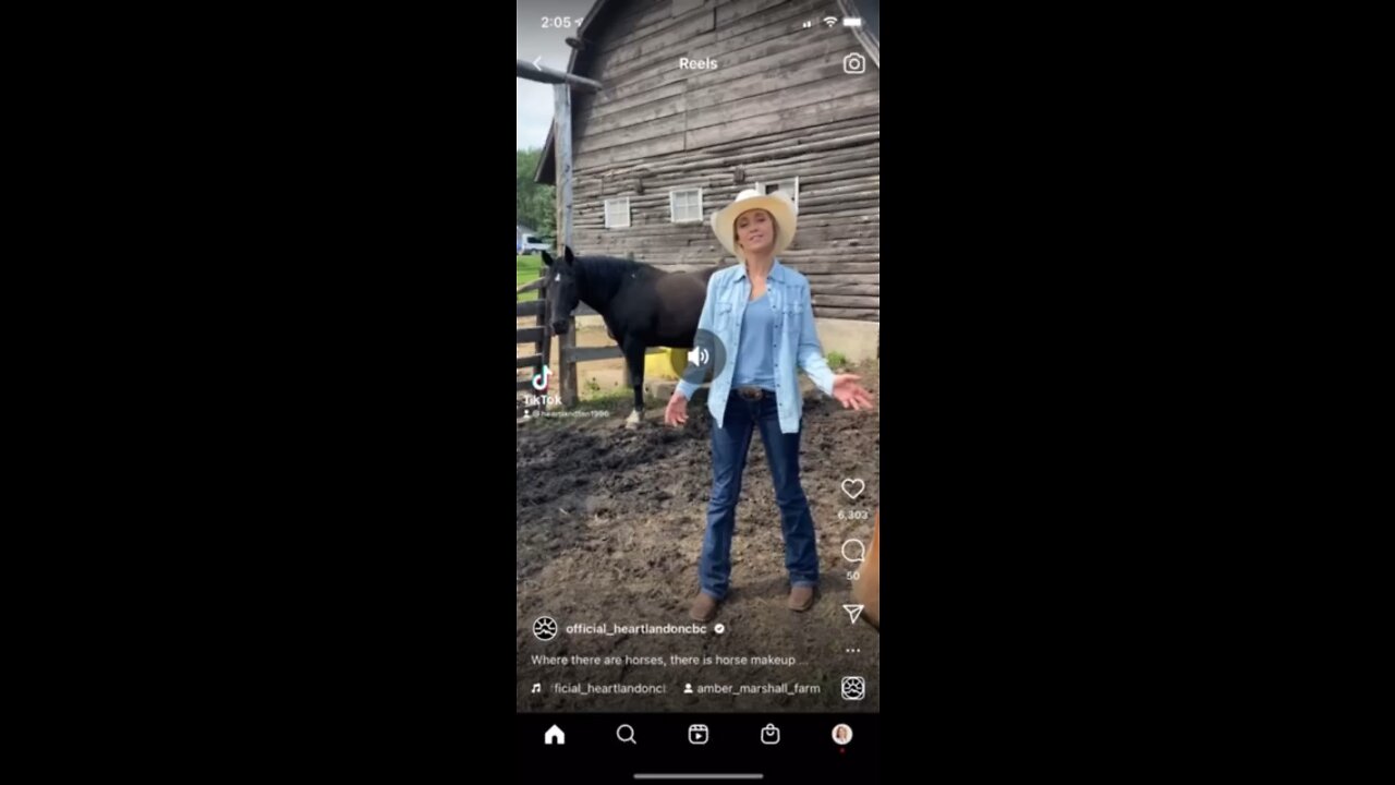 Heartland’s Amber Marshall Explaining Horse Doubling Using Makeup
