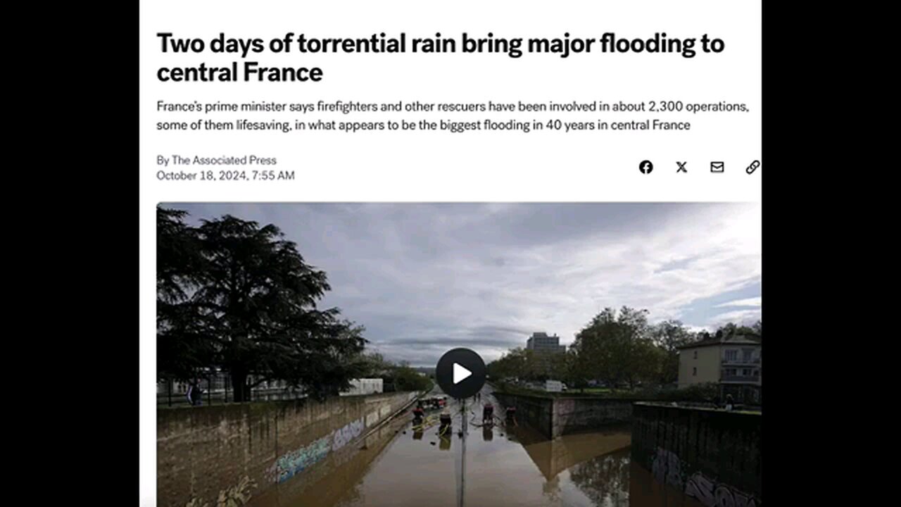 France Floods Weather War by RebelCall