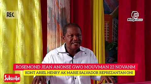 Rosemond Jean anonse Gwo mouvman pou 22 Novanm 2023