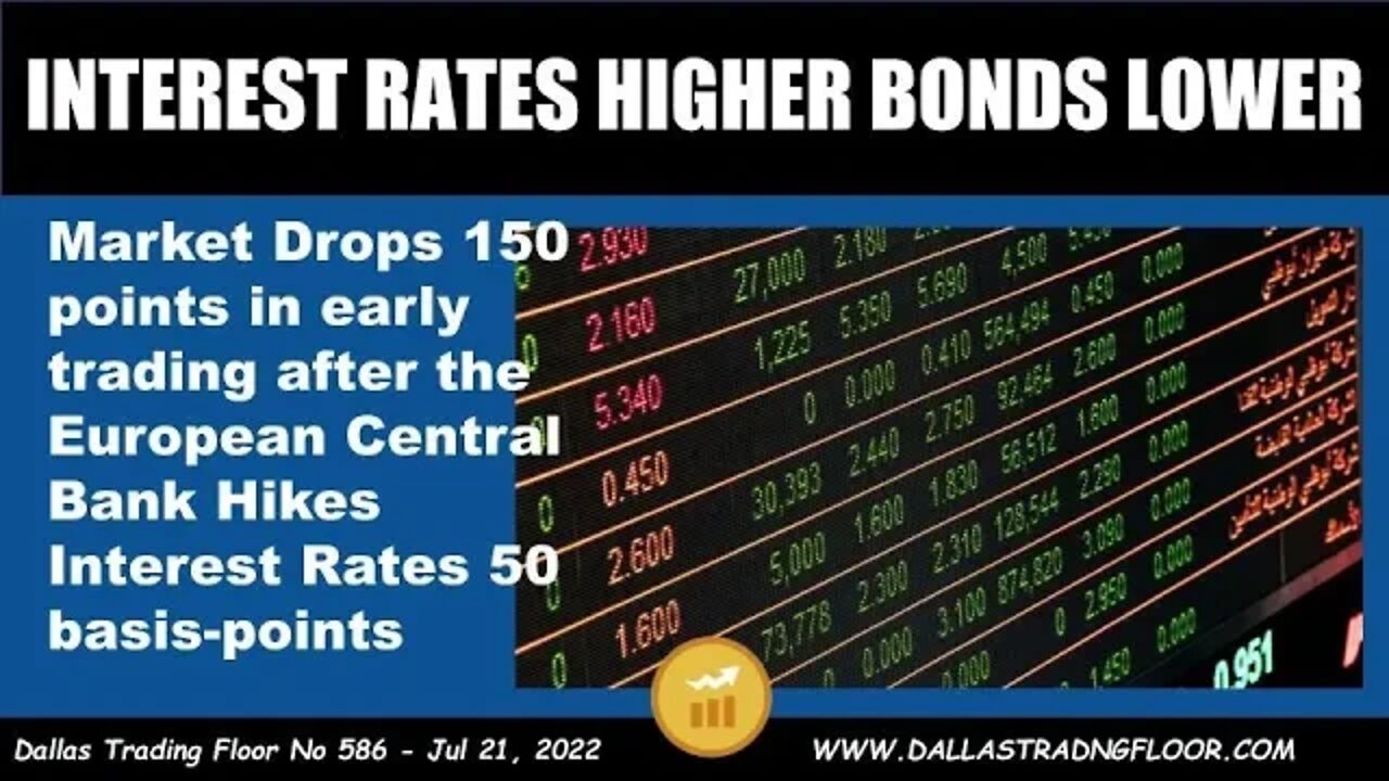 INTEREST RATES HIGHER BONDS LOWER