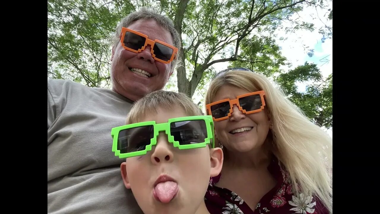 Lake Erie Nature Preserve 2022. Mike & Debbie. Hike the Trautman Nature Center Boardwalk.