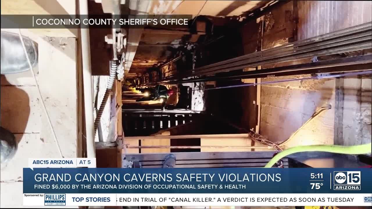 Grand Canyon Caverns cited for safety violations after tourists trapped underground last year