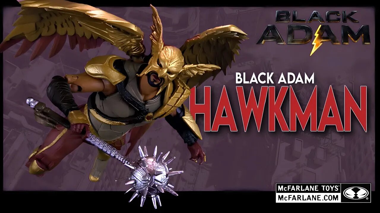 McFarlane Toys DC Multiverse Black Adam Hawkman Action Figure @The Review Spot