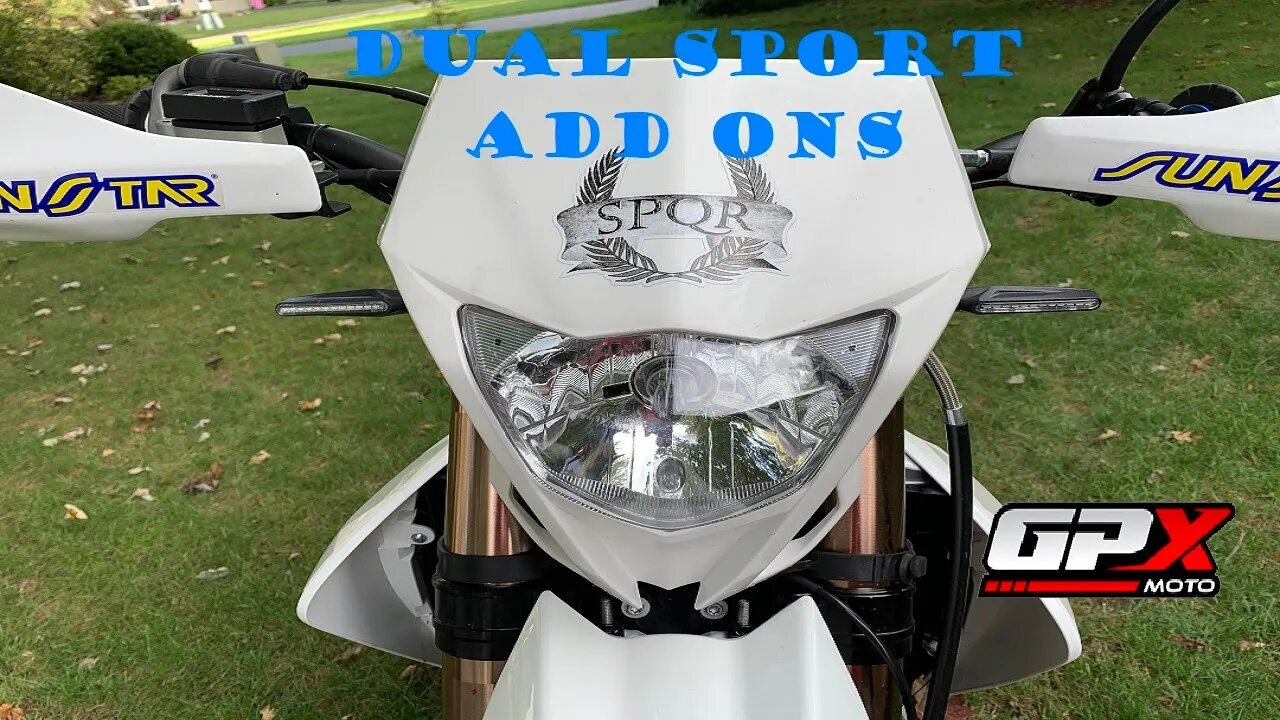 Outdated! 2020’s come with all add on’s!GPX TSE250R Dual Sport Add On's! Street Legal (NY State!)