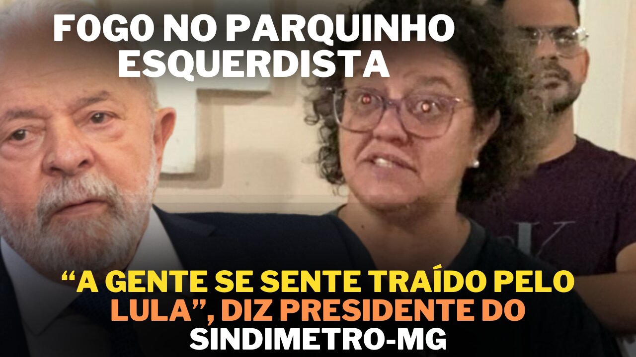 Presidente do Sindimetro-MG, FALA QUE LULA NÃO QUIS RECEBER A CATEGORIA.