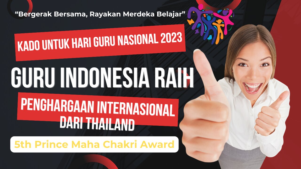 Guru Indonesia yang Menginspirasi Memenangkan Penghargaan Bergengsi dari Thailand!#asean #indonesia