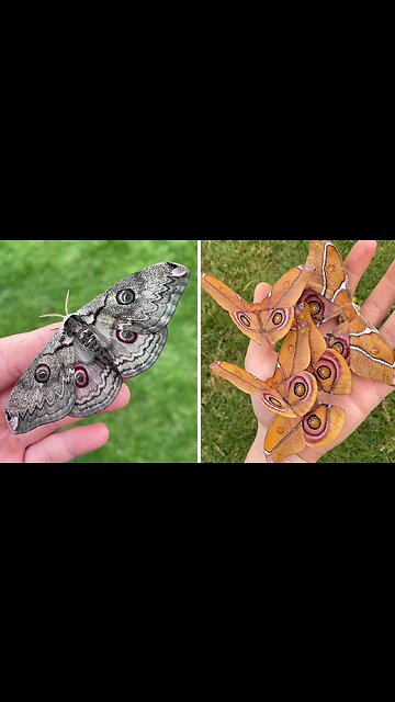Captivating Footage Reveals Nature's Stunning Beauty Of Moths