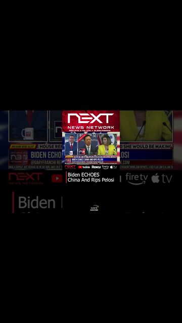 Biden ECHOES China And Rips Pelosi #shorts